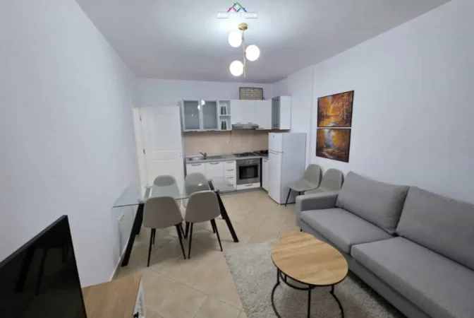Tirane, jepet me qera apartament 1+1+Ballkon Kati 4, 65 m² 650 € (prane grepi i arte)