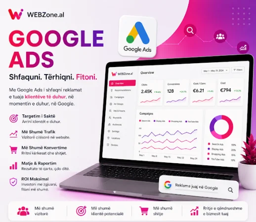 Ndertim & Krijim Faqe Interneti - WebZone