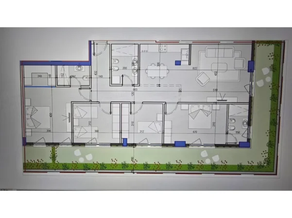 Tirane, shitet apartament 4+1+Ballkon Kati 16, 226 m² 690.000 € 