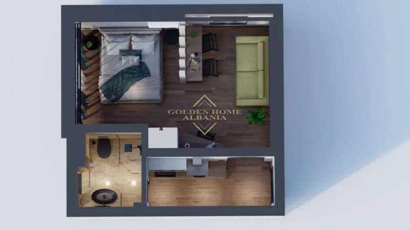 Tirane, shitet 1+1 , 30 m² 110.000 € (bllok)
