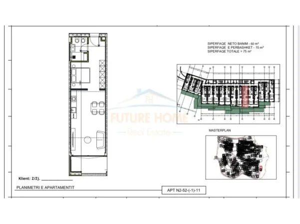 Shqiperi, shitet 1+1+Ballkon , 75 m² 187.000 € (Jale)