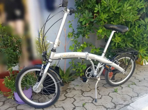 Lushnje, shes Biçikletë me palosje "PROPHETE". 20". ÇMIMI 150 EURO gri metalizato 150 €