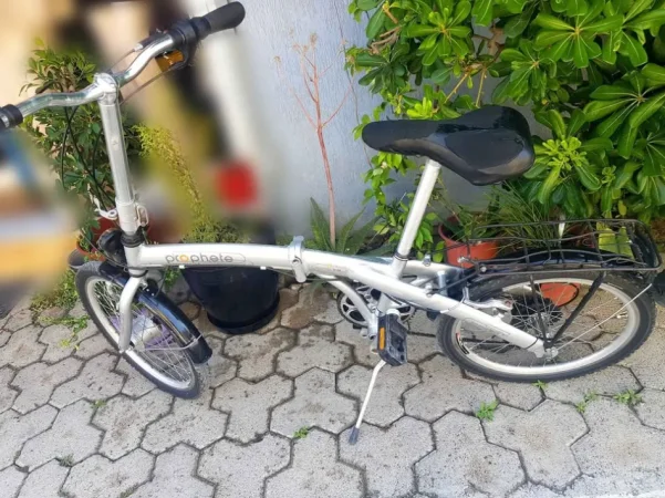 Lushnje, shes Biçikletë me palosje "PROPHETE". 20". ÇMIMI 150 EURO gri metalizato 150 €