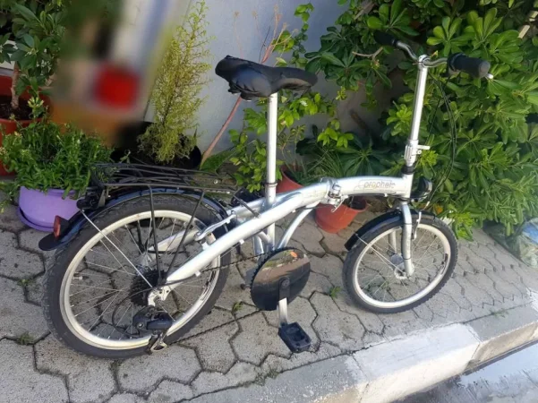 Lushnje, shes Biçikletë me palosje "PROPHETE". 20". ÇMIMI 150 EURO gri metalizato 150 €