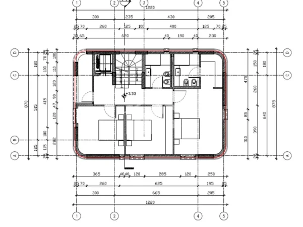 Tirane, shitet Vile 3 Katshe , 289 m² 637.500 € (REZIDENCA “ÇUÇI” 2, FARKE)