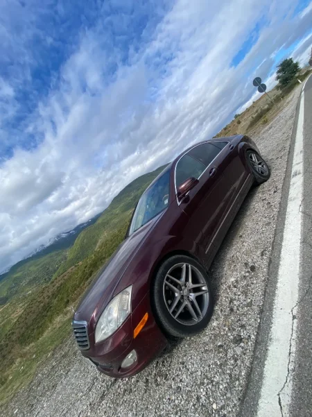 Tirane, shitet makine merzedes benz Nafte, e kuqe automatik Klima 23 km 5.500 €