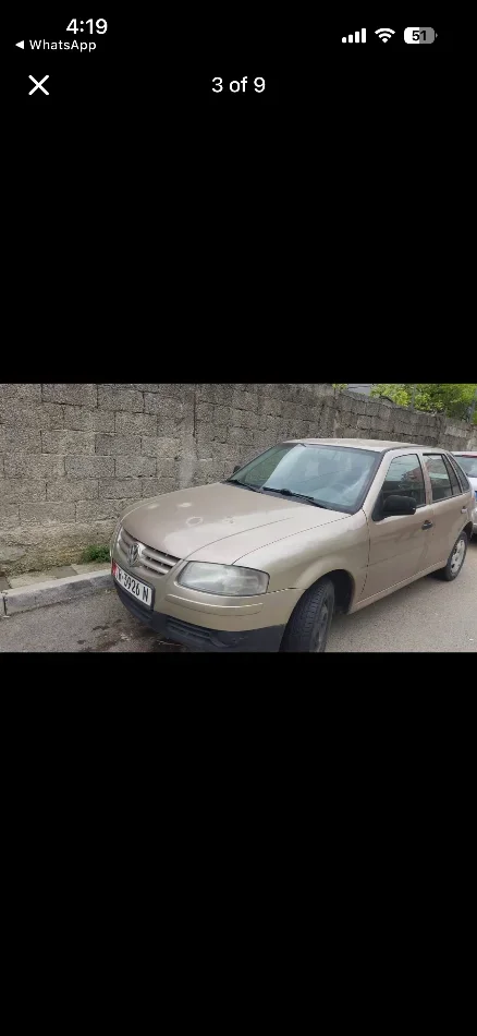Tirane, shitet makine VW gol 1.9 Nafte, manuale Kondicioner 95 km