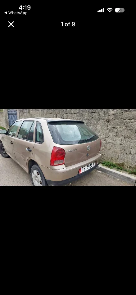 Tirane, shitet makine VW gol 1.9 Nafte, manuale Kondicioner 95 km