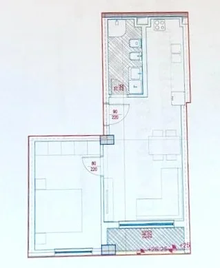 Tirane, shitet apartament 1+1 Kati 8, 63 m² 230.000 € (RRUGA E “BARRIKADAVE”)