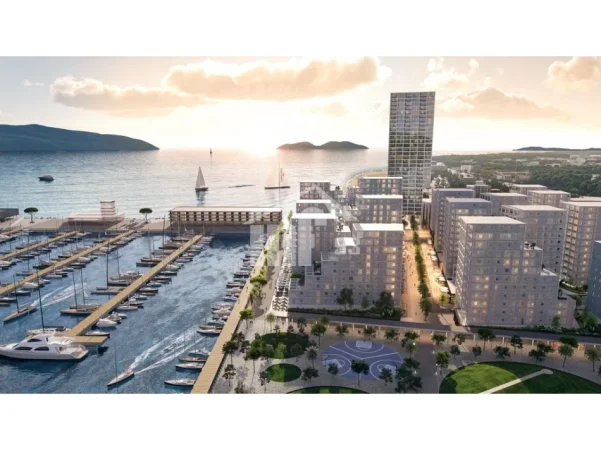 Vlore - Lungomare, shitet apartament 1+1 Kati 6, 69 m² 206.584 € (VLORA MARINA)