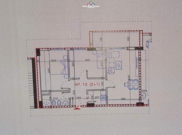Tirane, shes apartament 2+1 Kati 4, 97 m² 87.300 Euro (Astir)