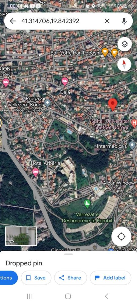 Tirane, jepet me qera Vile 4 Katshe (Rruga 3 Vellezerit Kondi)