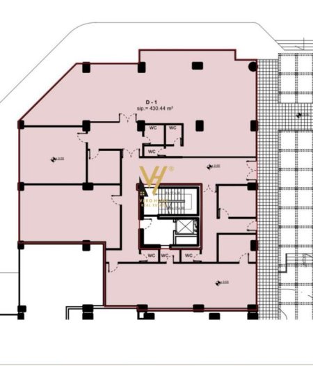 Tirane, jepet me qera zyre Kati 2, 430 m² 3.450 Euro (STACIONI I TRENIT)