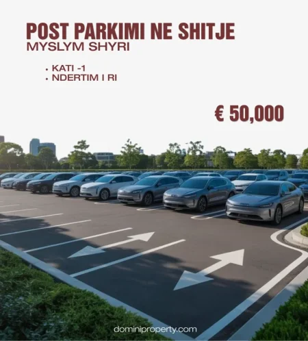 Tirane, shitet garazh | post parkimi Kati -1, 50.000 € (rruga myslym shyri)