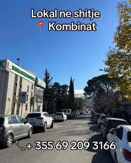 Tirane, jepet me qera lokal Kati 0, 71 m² 155.000 € (Kombinat)