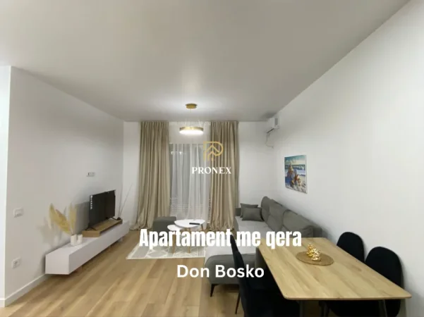 Tirane, jepet me qera apartament 1+1 Kati 2, 55 m² 600 € (Don Bosko)