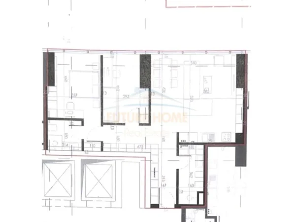 Tirane, shitet apartament 2+1+Ballkon Kati 4, 107 m² (Rruga Dritan Hoxha)