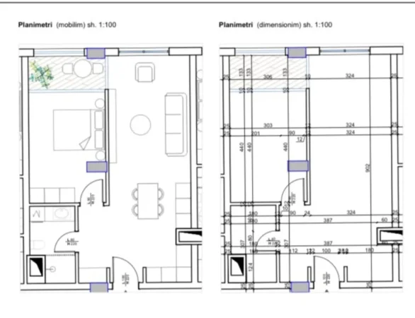 Sarande, shitet apartament 1+1+Ballkon Kati 2, 73 m² 124.950 € (Marina City Park, Sarandë)