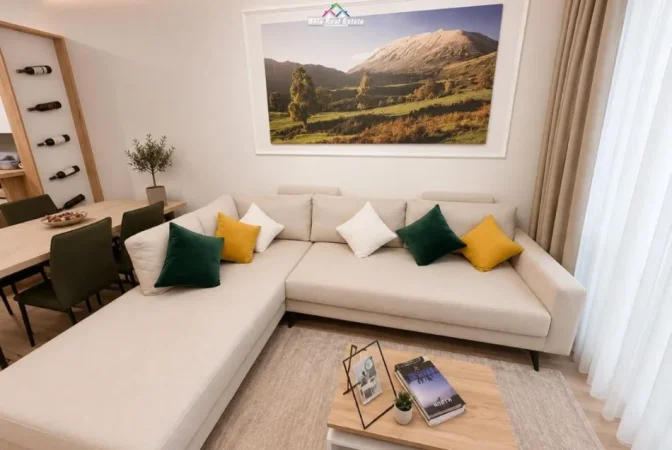 Tirane, jepet me qera apartament 1+1+Ballkon Kati 8, 70 m² 1.200 € (teodor keko)