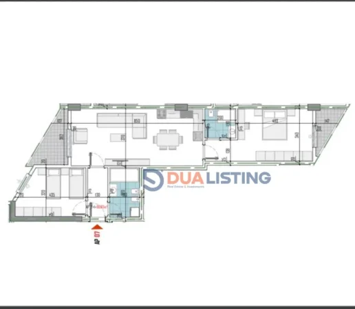 Tirane, shitet apartament 2+1 , 116 m² 138.900 € 