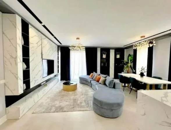 Tirane, shes apartament 3+1 150 m² Euro (TEG, REZIDENCE BANIMI)