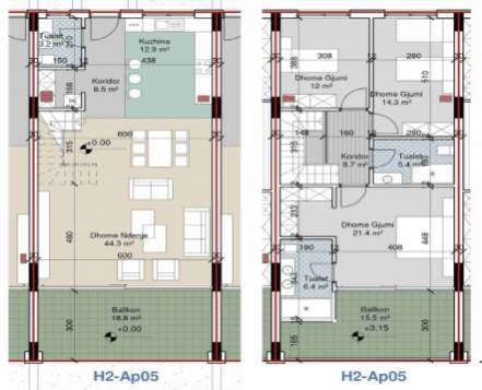 Durres, shes apartament duplex 3+1+BLK Kati 0, 282 m² 492.900 Euro (Lalzi Marina Seaside)