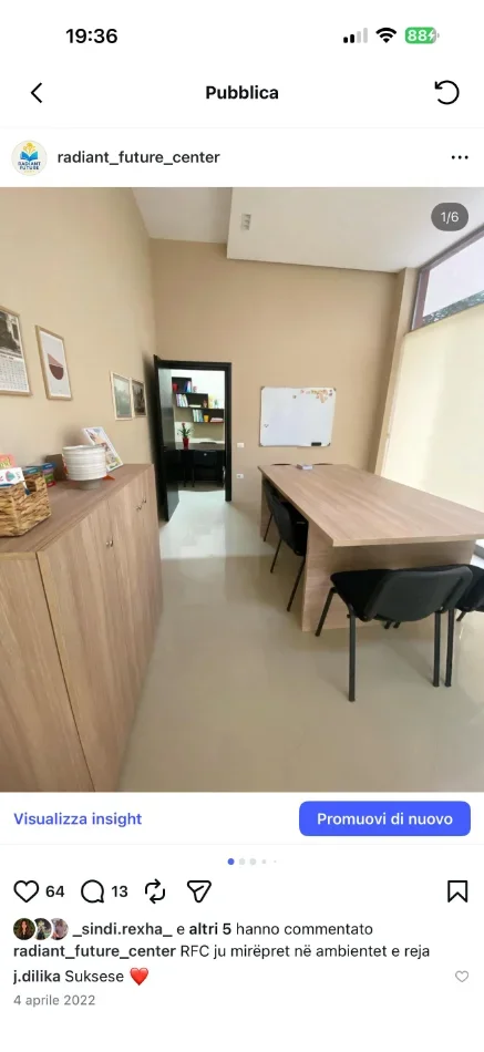 Tirane, shitet dyqan Kati 0, 72 m² 140.000 € (Fresku, ne zonen e Restorantit.)
