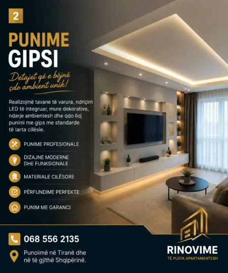 Tirane, ofroj Rinovime & Ndertime