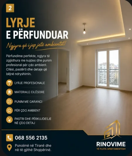 Tirane, ofroj Rinovime & Ndertime