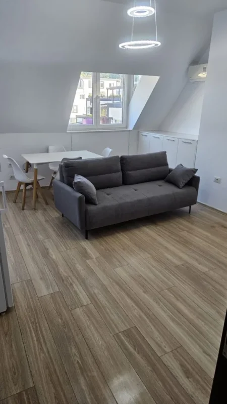 Tirane, jepet me qera apartament 1+1 Kati 6, 50 m² 420 € (Liqeni i Thatë)