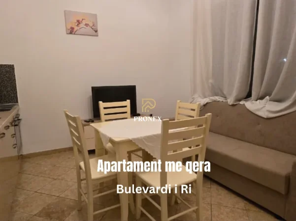 Tirane, jepet me qera apartament 1+1 ,Kati 1, 50 m² 330 € (Bulevardi i Ri)