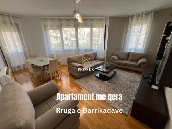 Tirane, jepet me qera apartament 2+1 Kati 2, 100 m² 1.250 € (Rruga e Barrikadave)