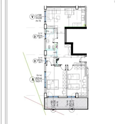 Tirane, shitet apartament 2+1 Kati 6, 137 m² 233.000 € (KODRA E DIELLIT 2)
