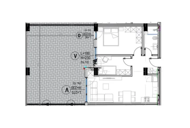 Tirane, shitet apartament 2+1 Kati 3, 156 m² 210.000 € (KODRA E DIELLIT 2)