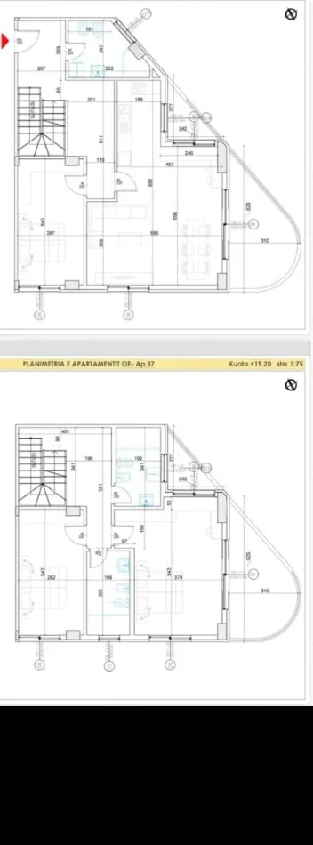 Tirane, shitet apartament 2+1+Ballkon Kati 5, 223 m² 402.300 € (Liqeni I thate)
