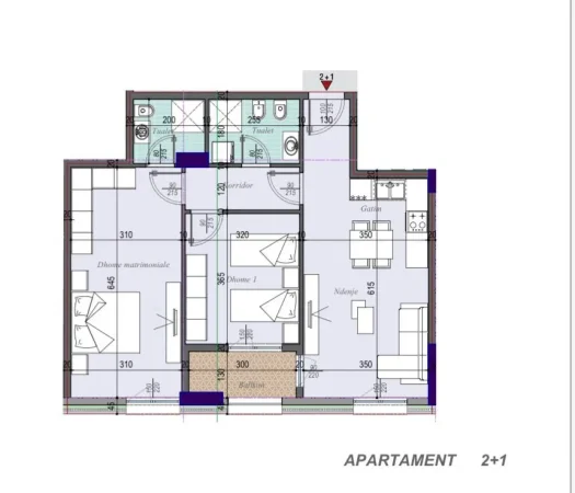 Tirane, shitet apartament 2+1+Ballkon Kati 3, 99 m² 149.850 € (Dritan Hoxha)