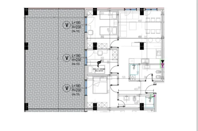 Tirane, shitet apartament 3+1 Kati 3, 203 m² 276.800 € (KODRA E DIELLIT 2)