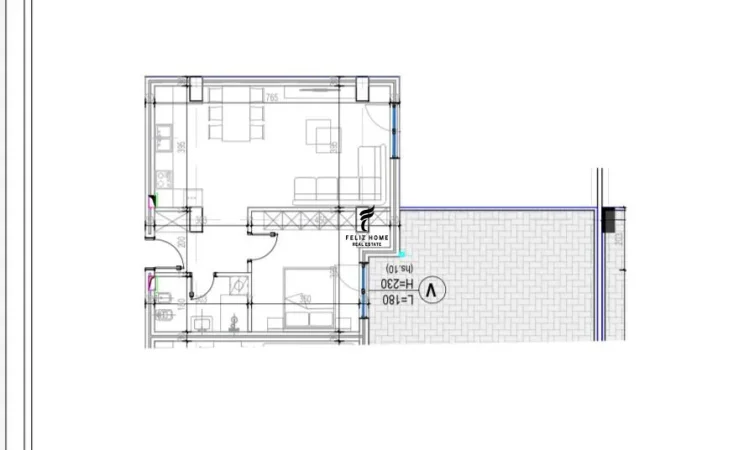 Tirane, shitet apartament 1+1 Kati 2, 108 m² 159.200 € (KODRA E DIELLIT 2)