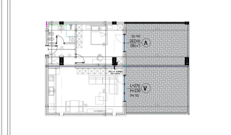Tirane, shitet apartament 1+1 Kati 2, 153 m² 210.200 € (KODRA E DIELLIT 2)