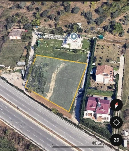 SHITET: 🟤 Tokë Arë (📍Mullet - TEG ) Sip. 2810 m² ( Tokë e Kuqe me Intesitet 0.3) Buzë Autostradës 🟢 280.000€