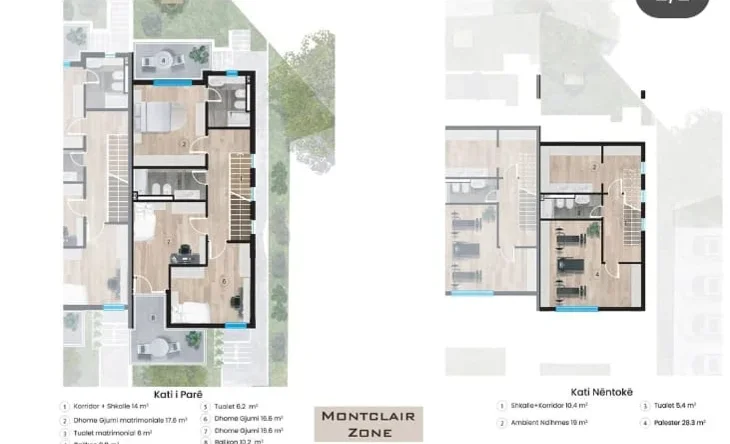 Tirane, shitet Vile Vile 2 Katshe Kati 8, 286 m² 686.000 € (seit Bathorja)