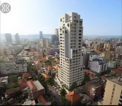 Tirane, shitet apartament 2+1+Ballkon Kati 17, 136 m² 451.729 € (Pazari I Ri)