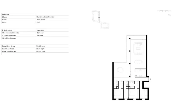 Tirane, shitet apartament 3+1+Ballkon Kati 1, 196 m² 372.874 € (TEG)