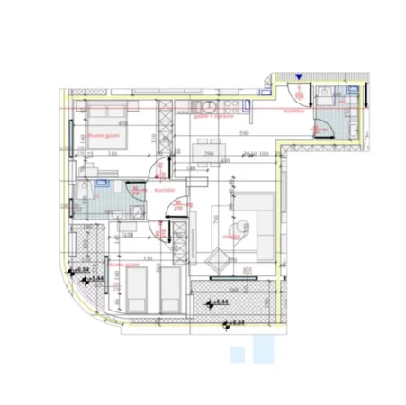 Tirane, shitet apartament 2+1+Ballkon Kati 1, 110 m² 165.855 € (Yzberisht)