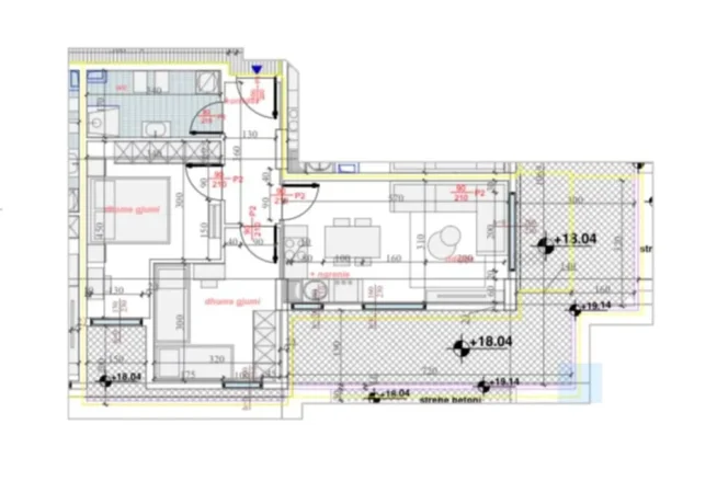 Tirane, shitet apartament 2+1+Ballkon Kati 5, 102 m² 121.380 € (Yzberisht)