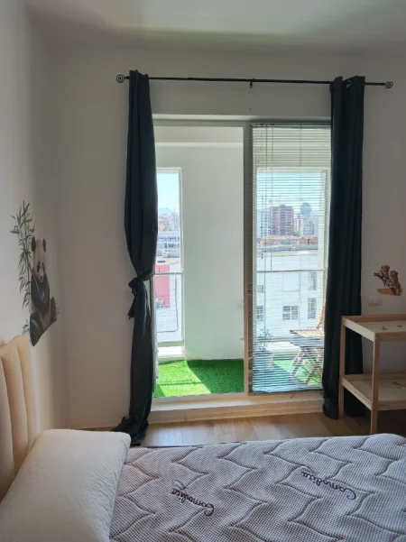 Tirane, jepet me qera apartament 1+1 Kati 8, 61 m² 780 € (Siri Kodra)