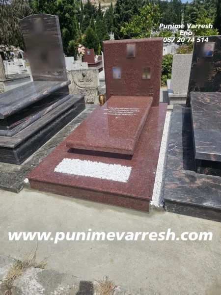 Tirane, ofroj Punime Varresh Fier - Varr Graniti I Kuq - Aksesore Bronzi 450 €