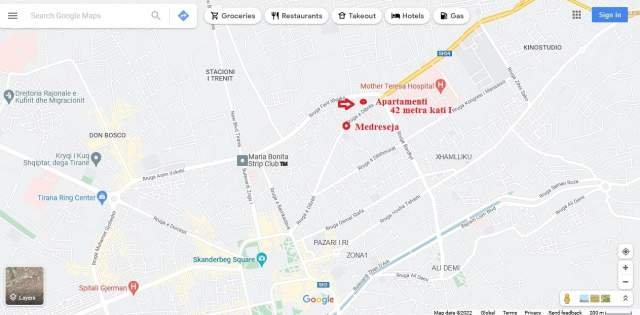 Tirane, shes apartament 1+1+A+BLK Kati 0, 42 m² 45.000 Euro (Rruga Ferit Xhajko)