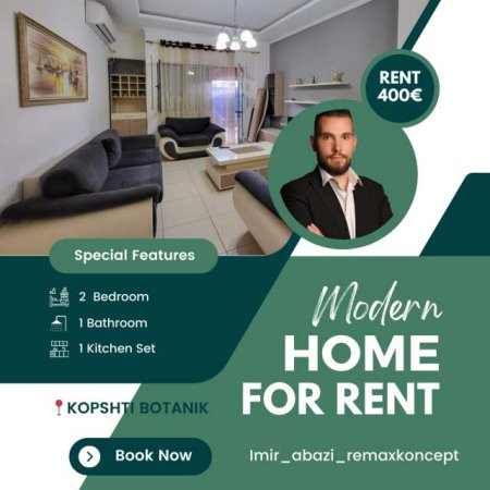 Tirane, jepet me qera apartament 400 Euro