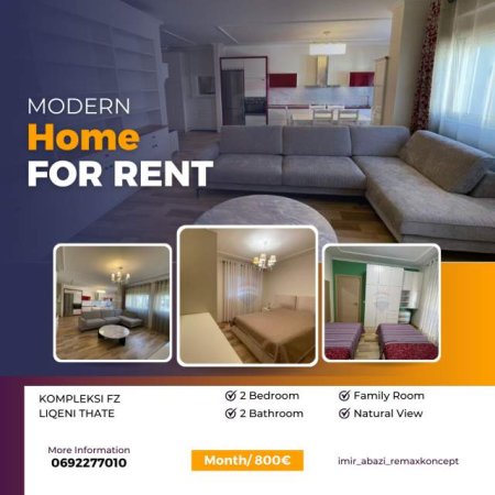 Tirane, jepet me qera apartament 2+1 800 Euro